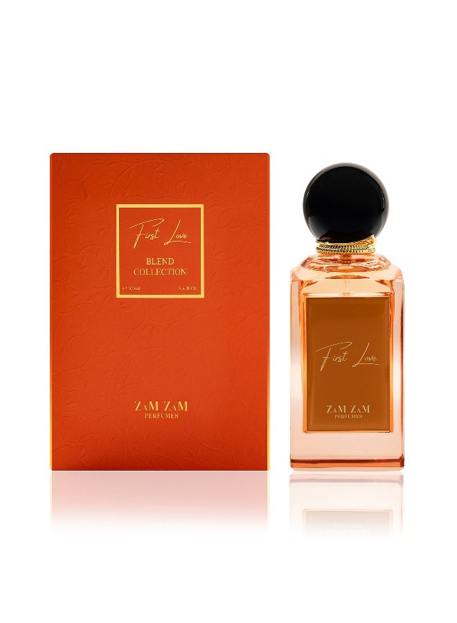 ZAMZAM PERFUME Zamzam First Love Perfume 100ml – Unisex Eau de Parfum | Captivating Amber Floral Fragrance with Saffron, Jasmine, Ambergris & Cedar | Luxurious, Long-Lasting Scent for All Genders - Image 1
