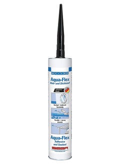 Weicon WEICON Aqua-Flex 310 ml Black Waterproof elastic sealing adhesive  - Image 1