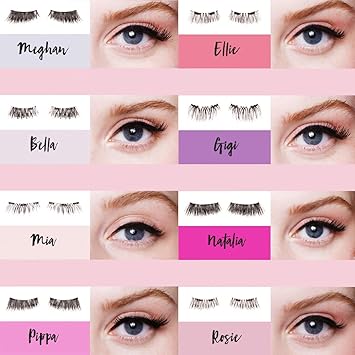 Lash FX Magnetise Magnetic Lashes Mia Black Synthetic Fiber VeganFriendly Reusable Pair - Image 5