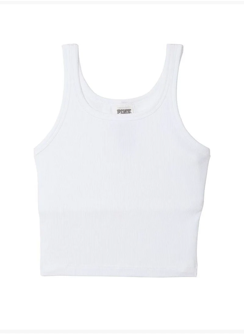 Victoria's Secret Cropped Rib Tank Top
