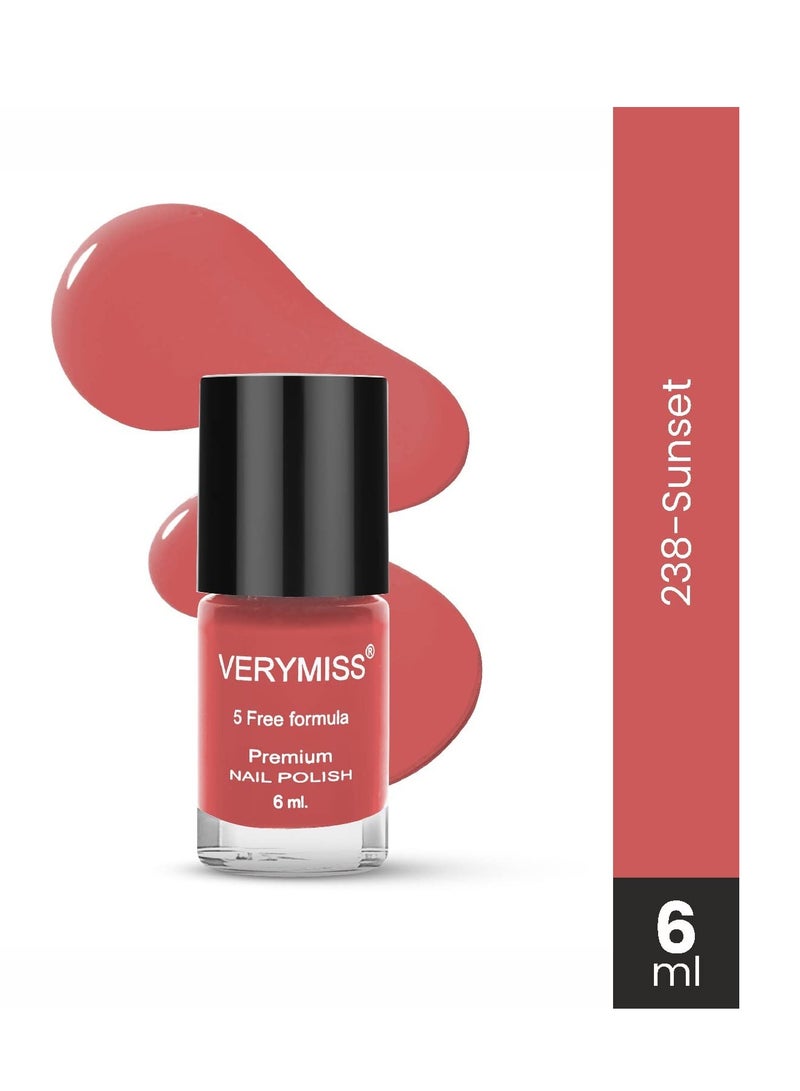 Verymiss Premium Nail Polish 6ml Sunset - Image 2