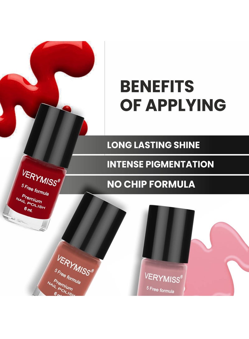 Verymiss Premium Nail Polish 6ml Sunset - Image 4