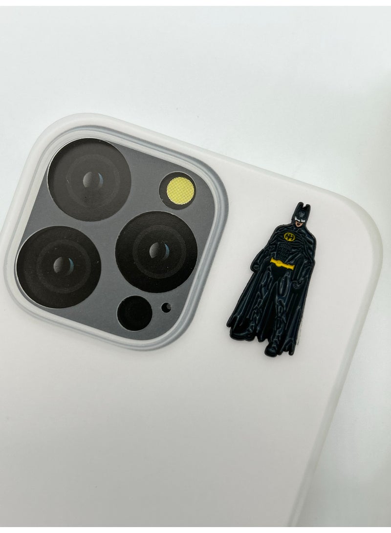 4 pieces of Metal stickers - Superman and Batman Stickers - Premium Quality Metal for Mobile, Laptop, Backpacks and more - Image 4