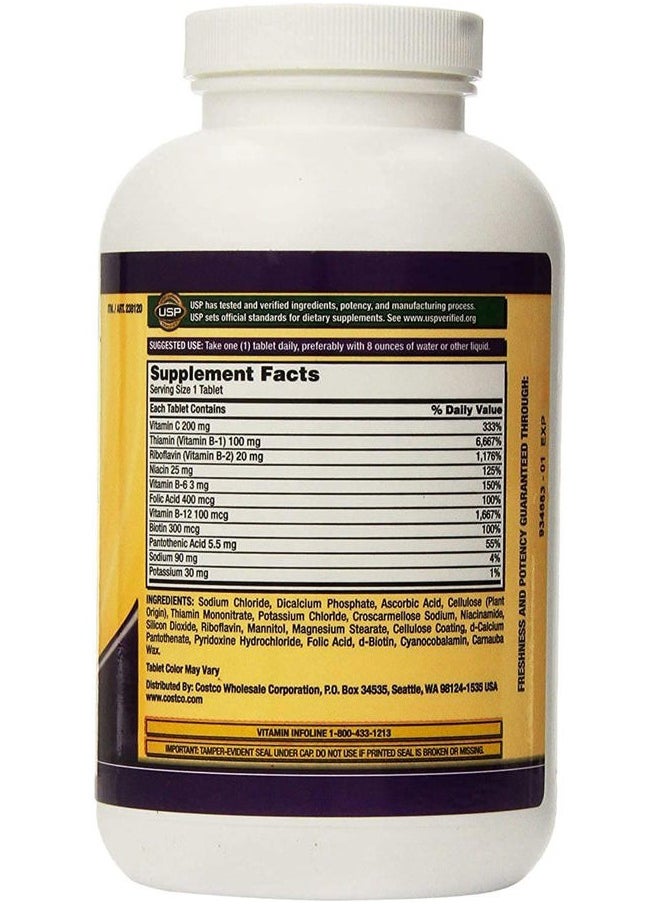 Kirkland Signature Kirkland Signature One Per Day Super B-Complex with Electrolytes,500 tablets  - Image 2