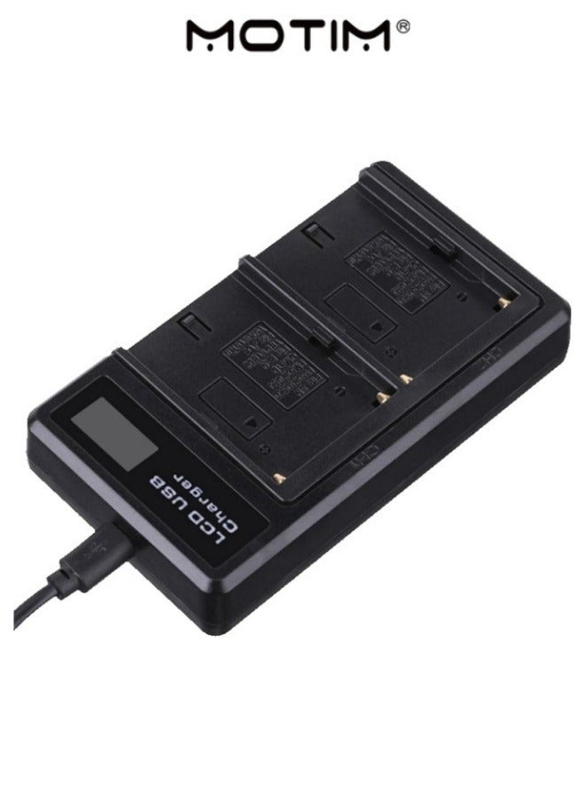 موتيم شاحن كاميرا بديل LP-E12 مع فتحات مزدوجة لشاحن بطارية USB ذكي USB من Canon EOS-M EOS M2 و EOS M10 و EOS M50 و EOS M50 Mark II و EOS M100 و EOS M200 و SX70 HS Rebel SL1 والكاميرات الرقمية شاحن بطارية USB الذكي  - Image 5