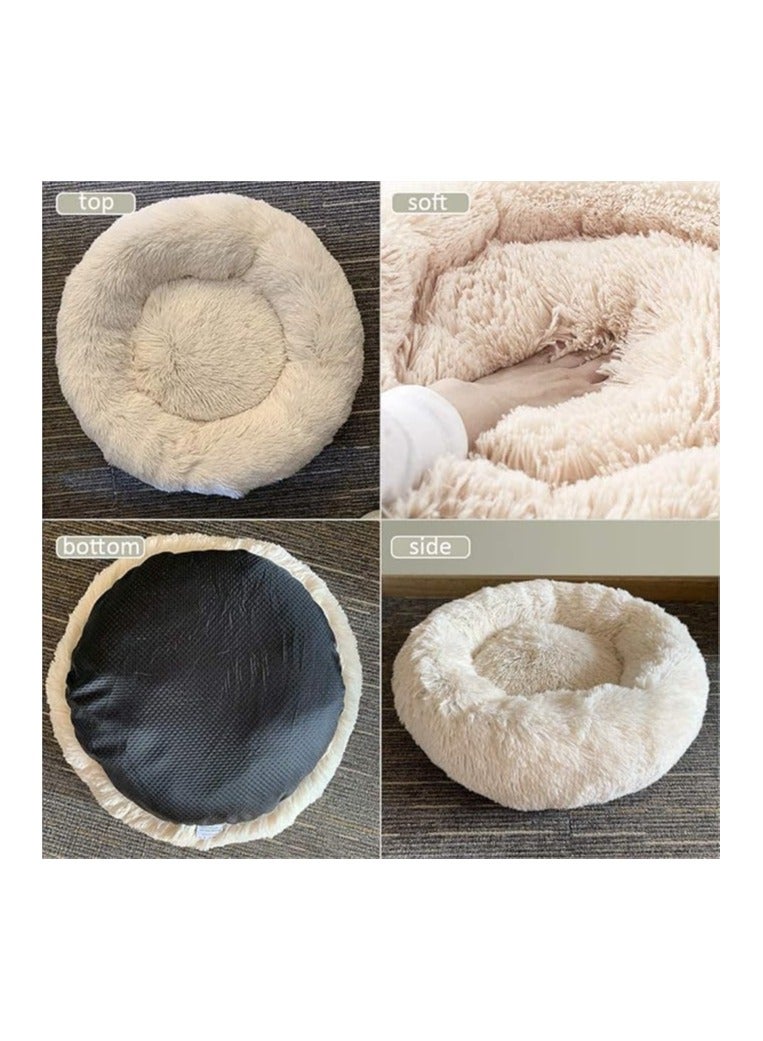 Moro Moro Orthopedic Plush Dog Bed with Soft Fur & Plastic Base – Cozy & Washable Pet Nest - Image 2