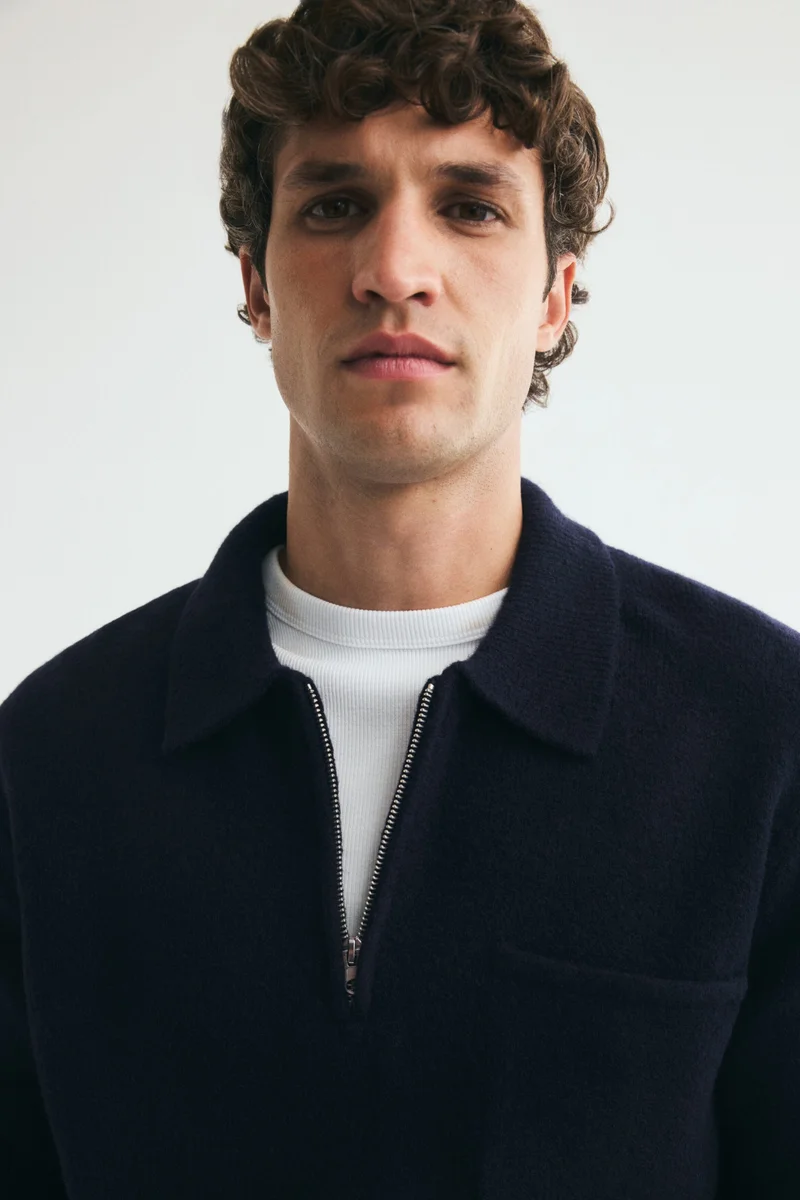 H&M  Regular Fit Knitted polo shirt for Men | Best Price UAE