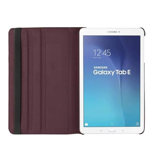 TGK 360 Degree Rotating Case Cover for Samsung Galaxy Tab E (9.6 inch) SM- T560, T561,T565, T567V (Brown) - Image 5