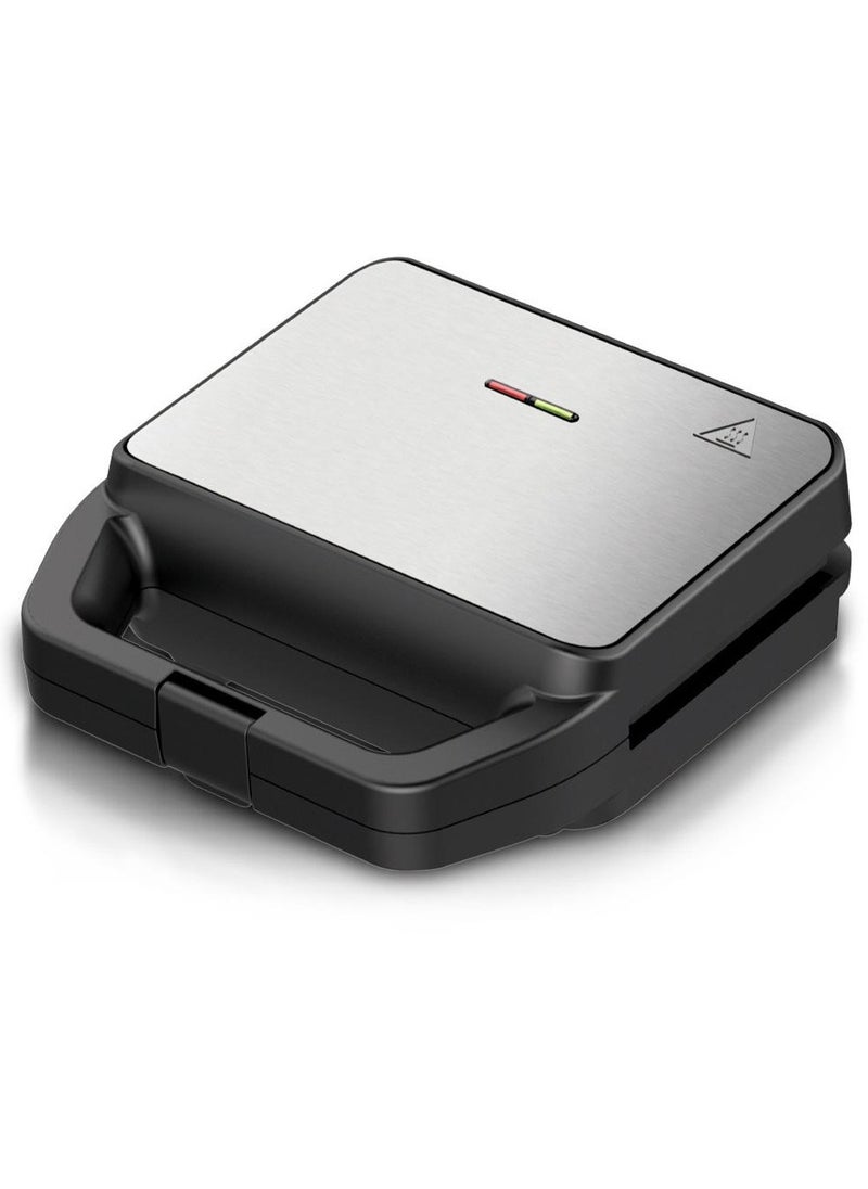 Generic - 5-in-1 Electric Sandwich Maker Breakfast Machine with 5 Removable Non-Stick Plates, Double-Sided Heating - Waffle, Panini, Grill, Toast, and Donut Press - Image 1