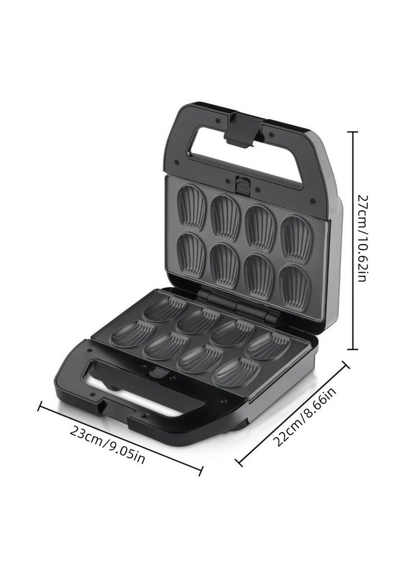 Generic - 5-in-1 Electric Sandwich Maker Breakfast Machine with 5 Removable Non-Stick Plates, Double-Sided Heating - Waffle, Panini, Grill, Toast, and Donut Press - Image 1