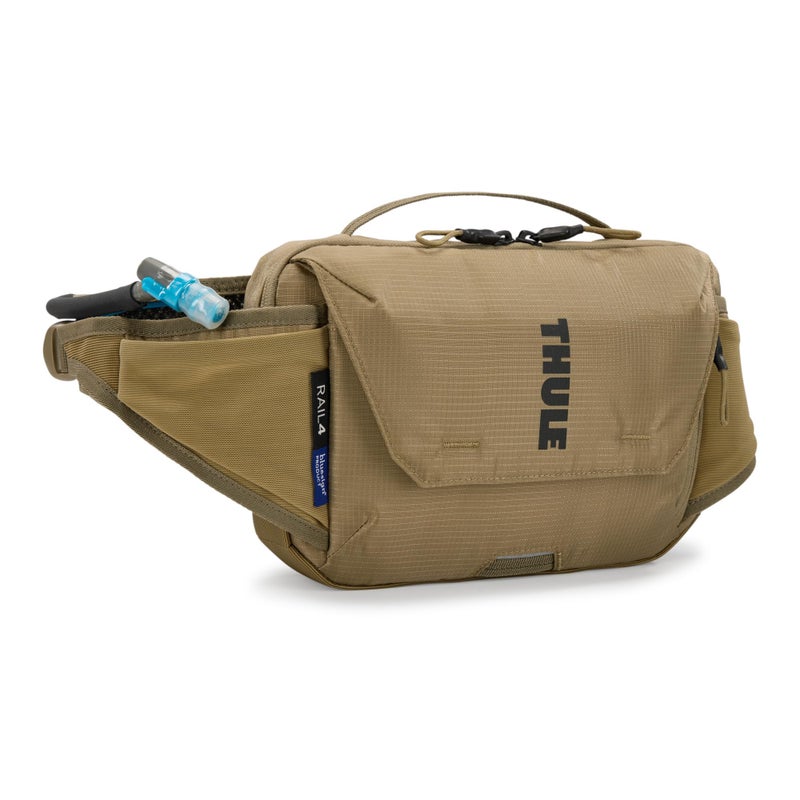 Thule Rail Hip Pack 4L Soft Zippered Phone Pocket 15L Water Bladder Included with Magnetic Hose Sleeve External Elastic Nutrition Pockets Inner Pockets for Organization - Image 2