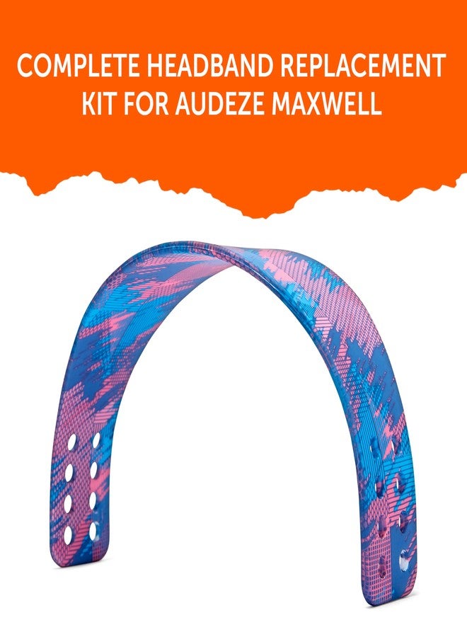 WC HeadbandZ Maxwell - Improved Silicone Headband for Audeze Maxwell by Wicked Cushions - Improved Flexibility, Comfort and Style with Matching Ear Pad Designs | Speed Racer - Image 5