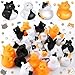 Deekin Rubber Ducks 2 Inch Animal Party Favors Small Rubber Ducks for Cruise Ships for Shower Birthday Gift Activity Theme Party24 PcsCat - Image 2