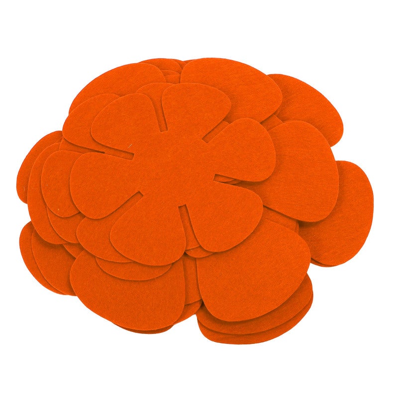 Pot Pan Protector: 12 Orange Soft Felt Pads - Scratch Resistant Cookware Dividers for Kitchen Storage, Countertop Protection - Image 2
