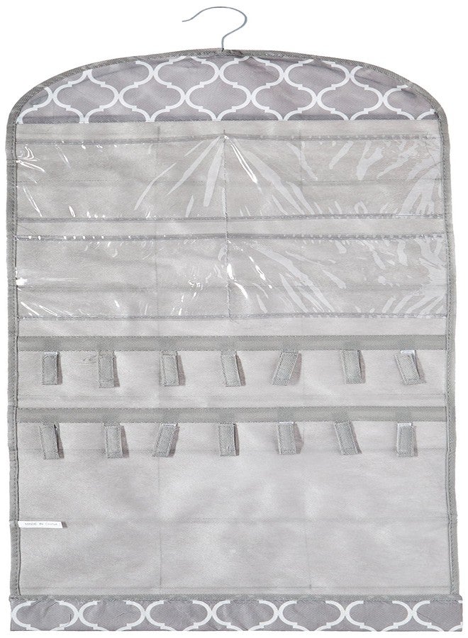Whitmor Jewelry Organizer-Gray Trellis - Image 2