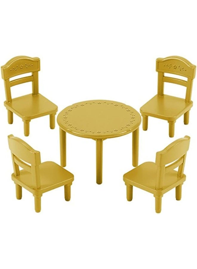 Sylvanian Families Sylvanian Families 5144 Table with Chair Set, Multicolor - Image 1
