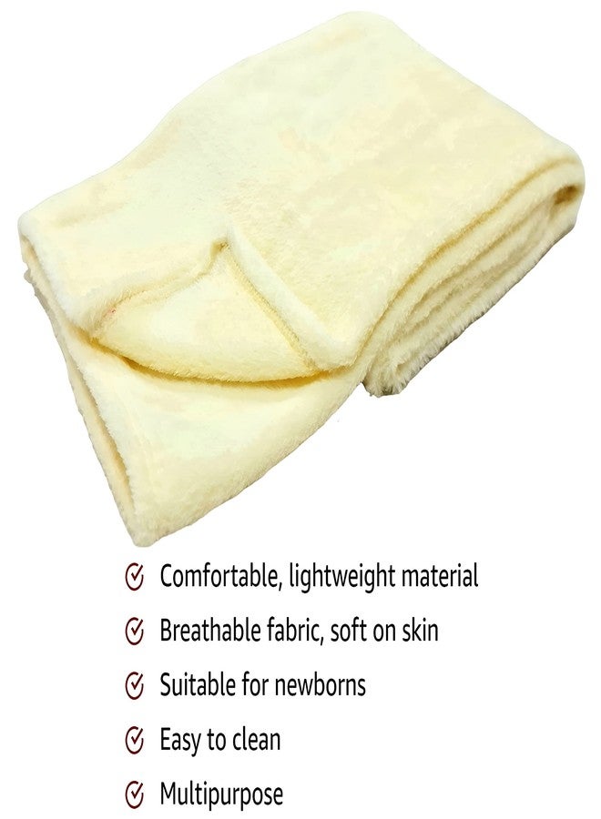 BRANDONN Baby Blankets New Born Pack of Crib Wrapping Sheet Pack of 1 - Image 2
