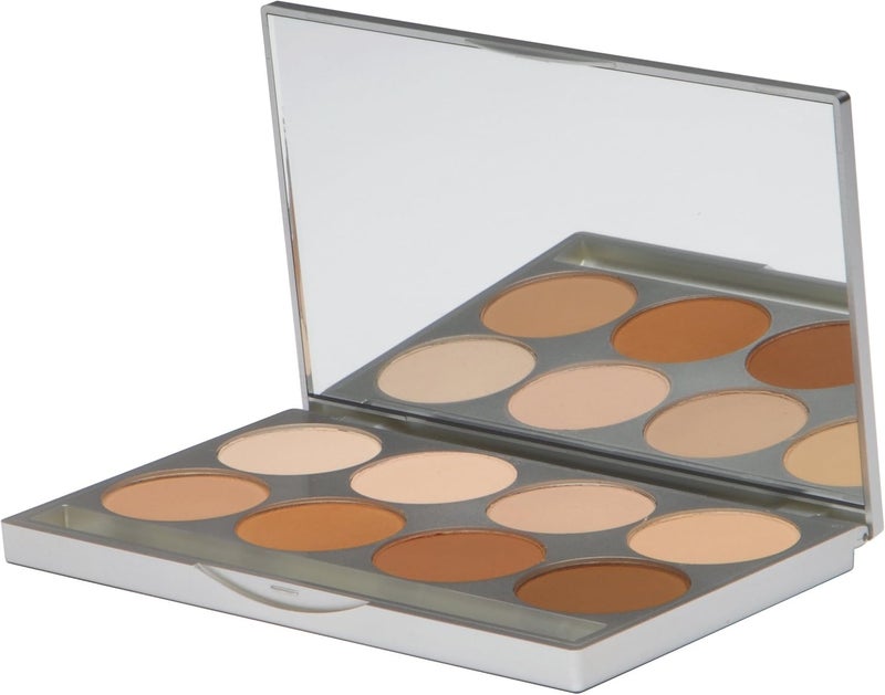 Graftobian HD Pro Powder Foundation Palette - Neutral Shades for Flawless Makeup