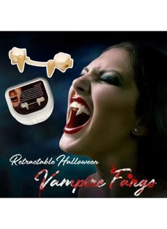 Exclusive For Halloween Vampire Denture Zombie Denture Masquerade Props Braces Pointed Braces Spot-Color:Color Box