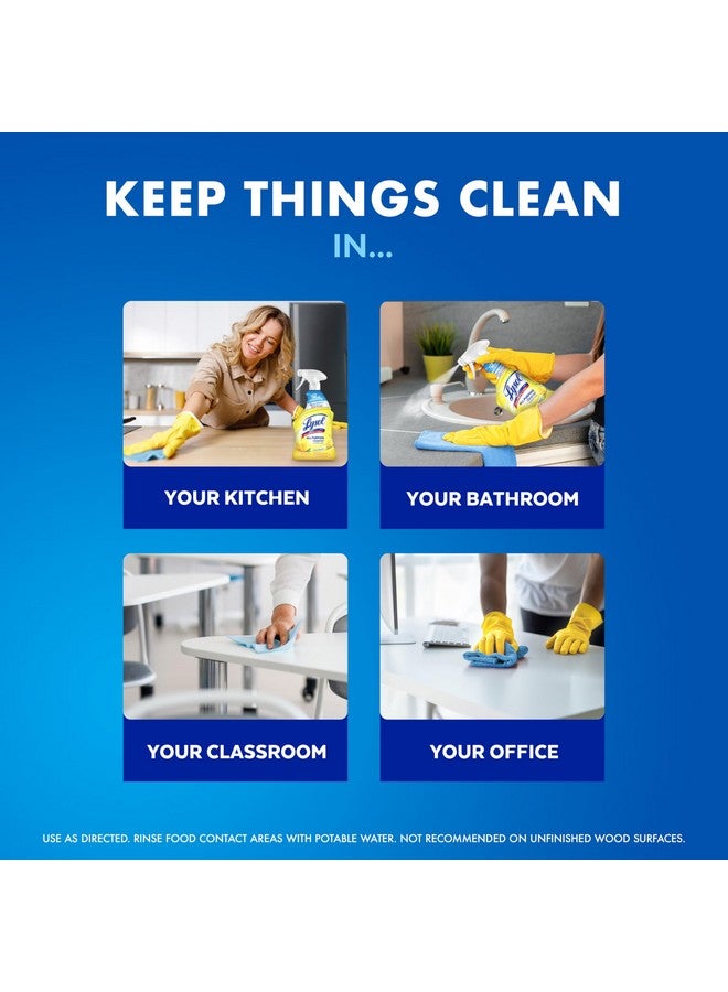 Lysol All Purpose Cleaner Spray, Multi-Purpose Disinfecting Spray, Kitchen & Bathroom Cleaner, Lemon Breeze Scent, 32 Fl Oz