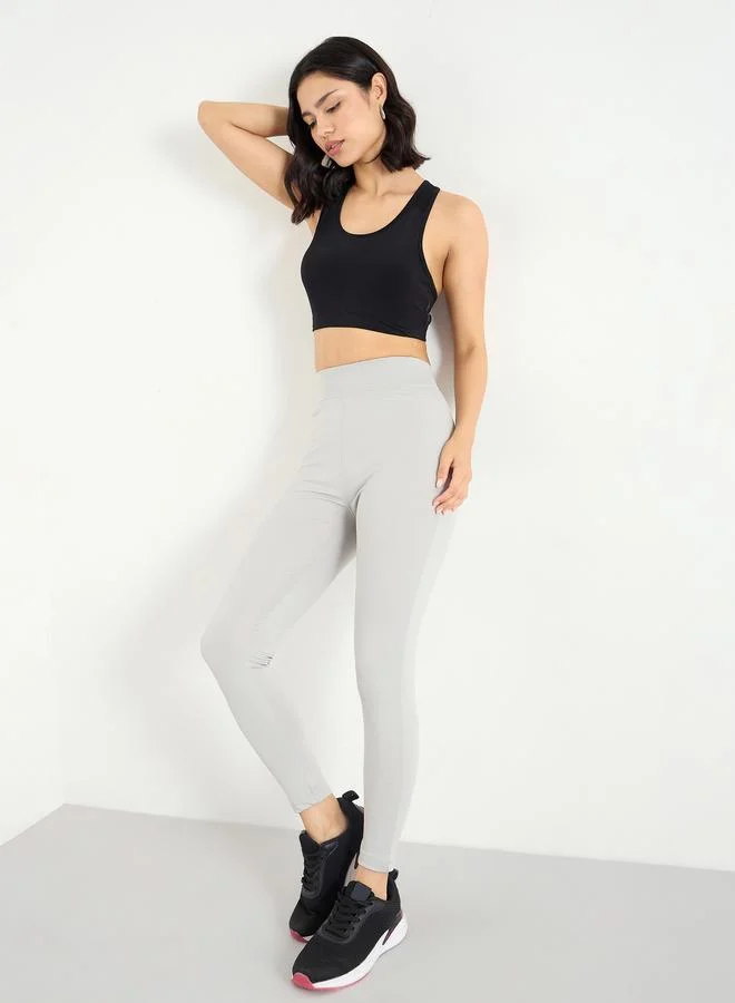 ستايلي اكتيف بنطال ليقنز بخصر عريض