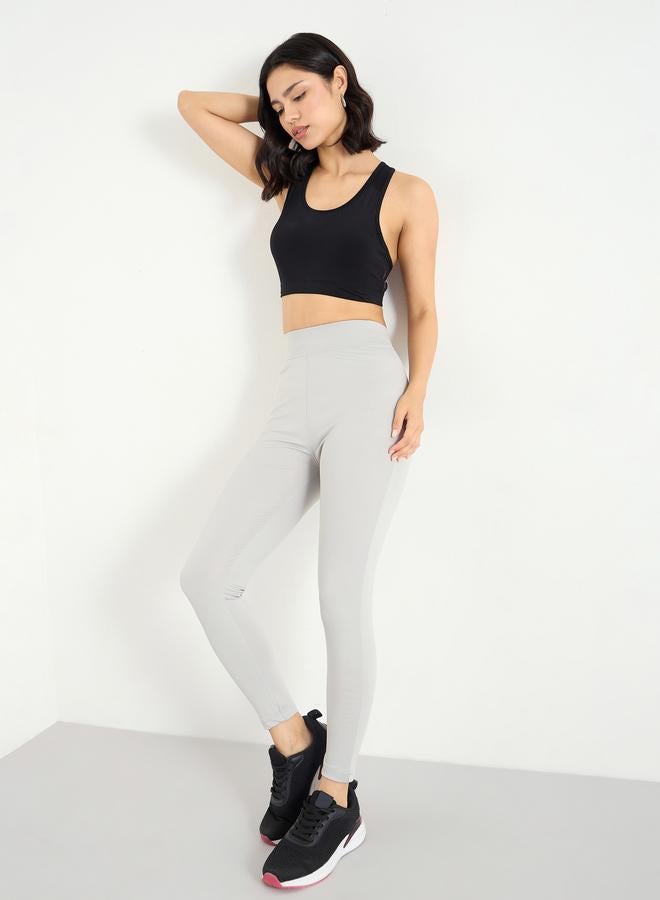 Styli Active Broad Waistband Basic Leggings - Image 2