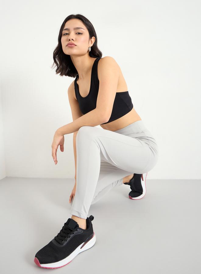 Styli Active Broad Waistband Basic Leggings - Image 1