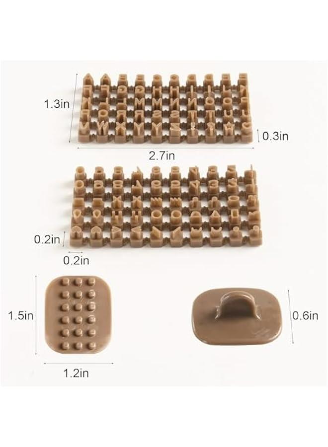 Alphabet Number Ceramic Pottery Clay Stamp Set Press Fondant DIY Cookie Cutter Embosser Kit. - Image 3