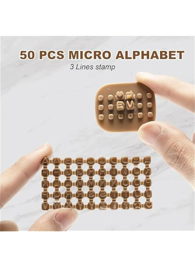 Alphabet Number Ceramic Pottery Clay Stamp Set Press Fondant DIY Cookie Cutter Embosser Kit. - Image 2