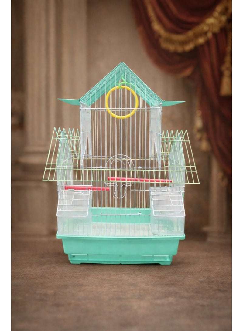 Petto W108  Bird Cage 30×23×39 cm | Durable Metal Cage for Small Birds - Image 2