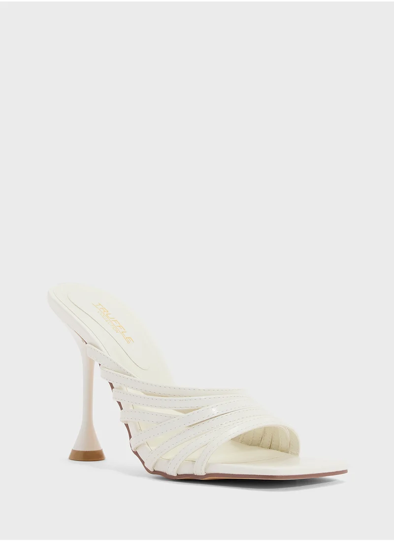 ترافل من نمشي Multi Strap Mule Heel Sandal