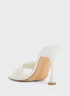 Truffle Multi Strap Mule Heel Sandal  - Image 3