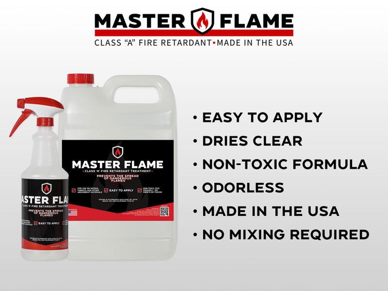 Master FX, Inc. Master Flame - Class A Fire Retardant - 1 Gallon - Image 3