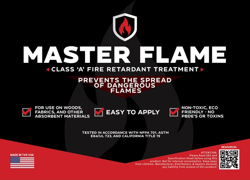 Master FX, Inc. Master Flame - Class A Fire Retardant - 1 Gallon - Image 2
