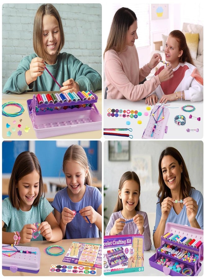 TingingYuli Easter Friendship Bracelet Making Kit with Storage Box,DIY String Bracelet Arts and Craft for Girls Aged 8-12,Kids' Travel Activity Toy Set,Easter Birthday Gifts for Ages 6 7 8 9 10 11 12 Year Old - Image 4