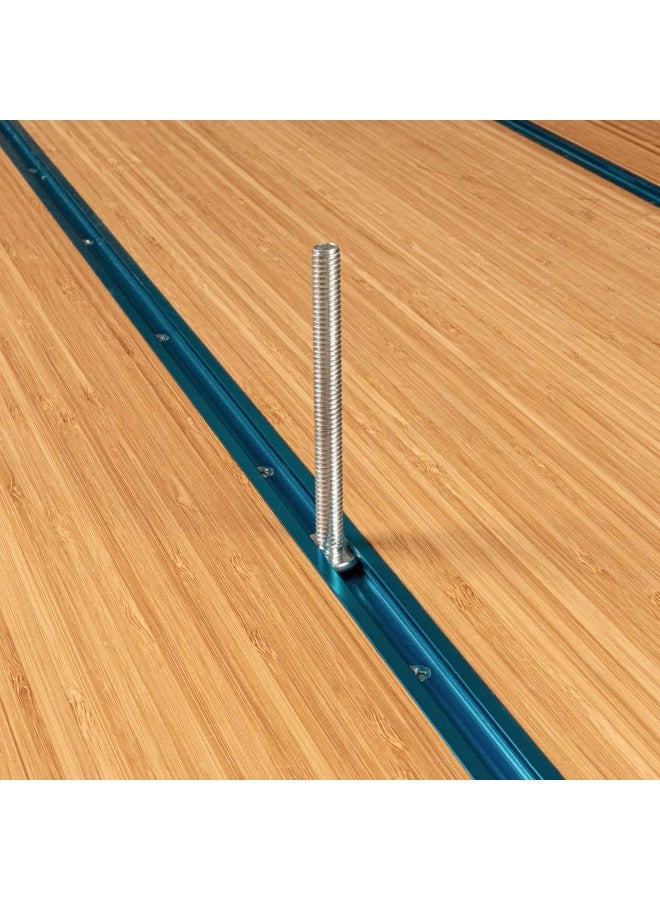 POWERTEC 5/16"-18 T Track Bolts 20 Pack for T Track, 3-1/2 Inch Long T Slot Bolts for Universal T Track, T Track Accessories for Woodworking Jigs and Fixtures - Image 4