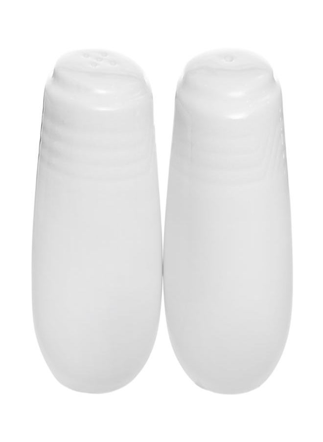 Royal Porcelain Royal Porcelain SET of Salt & Pepper Shaker Shape 19 5 x 5.5 CM White  - Image 2