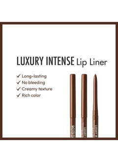 Luxury Intense Lip Liner Long Lasting Creamy Retractable Easy To Use Lip Liner 3Pcs (Dark Brown) - pzsku/Z49BD1ED76444878B0878Z/45/_/1694504436/7ac90448-7546-4d26-9503-abb311465483