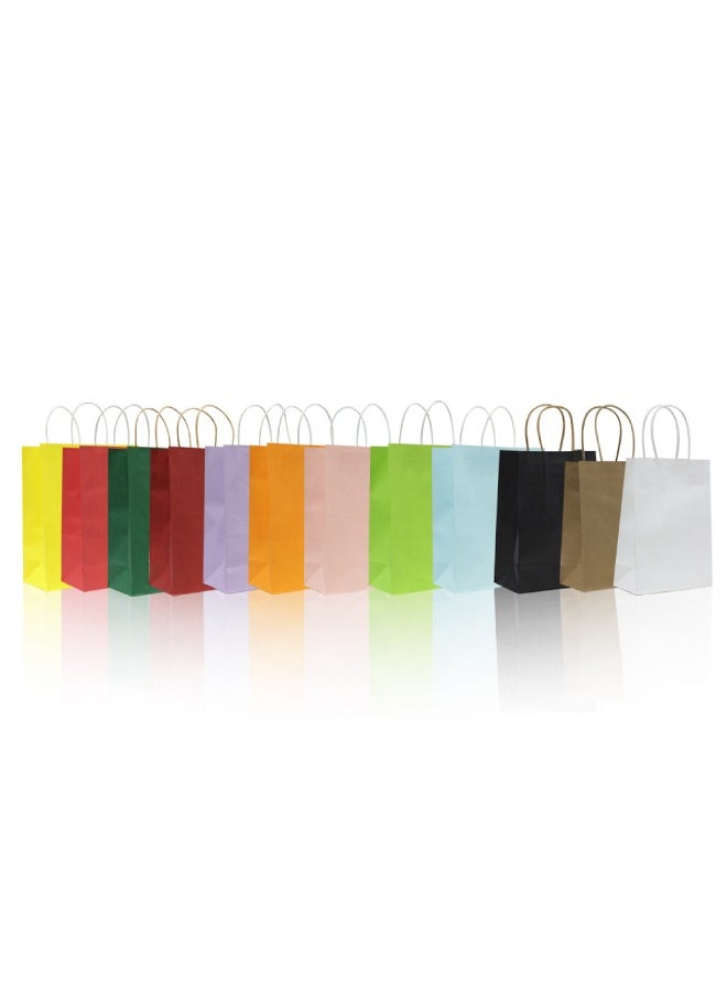 SNH Packing - Paper Bag Turquoise 28X12X33cm Twisted Handle Paper Party Bags Hen Party Bags Kraft Paper Bag Bride Birthday Gift Bag Wedding Celebrations Bags for Party Favour 10 Pieces - Image 1
