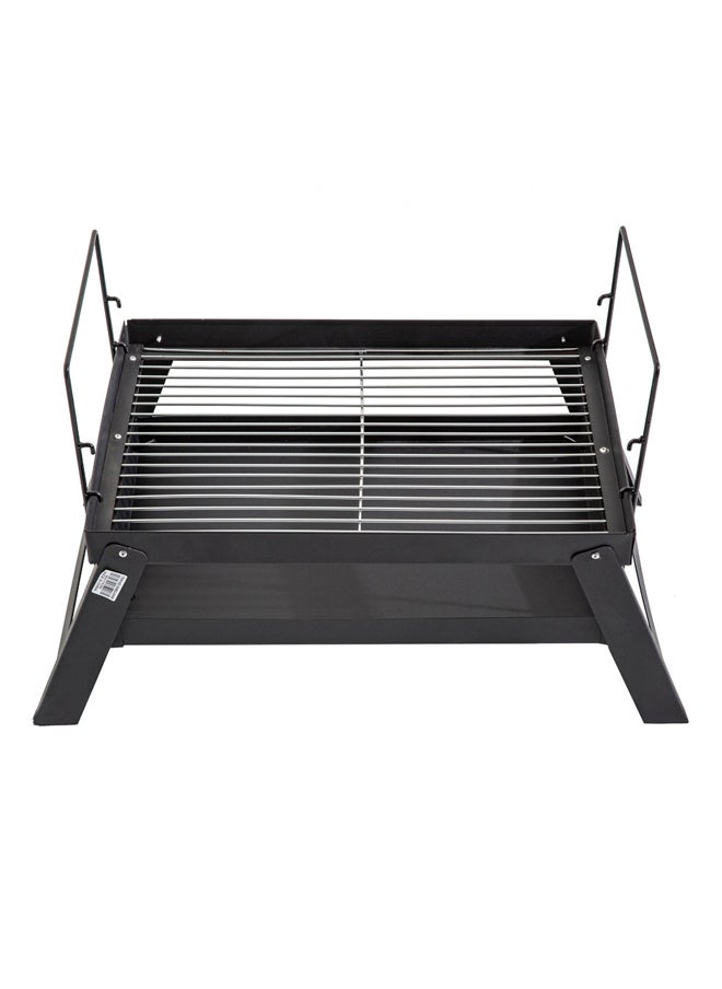 AL SANIDI Charcoal grill for trips, Portable Charcoal Grill, Black, Size 38*55 Cm  - Image 2