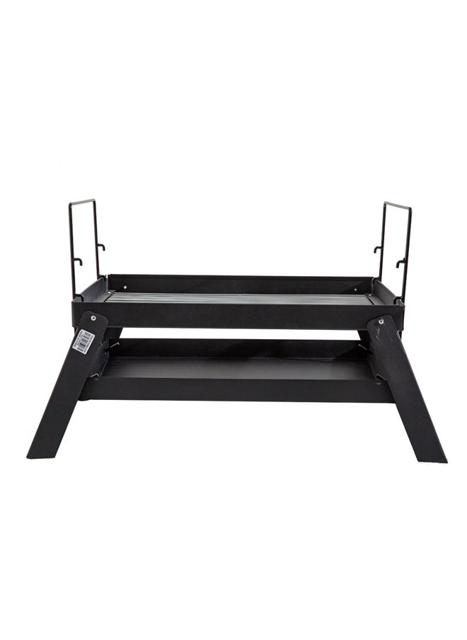 AL SANIDI Charcoal grill for trips, Portable Charcoal Grill, Black, Size 38*55 Cm  - Image 3