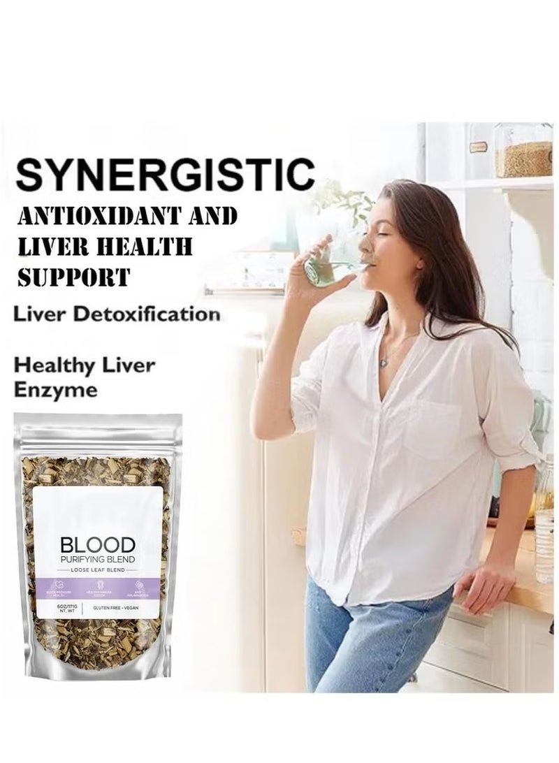 blood Earthly Blood Purifying Blend Tea For Men And Women Liver And Kidney Care Tea - Image 4