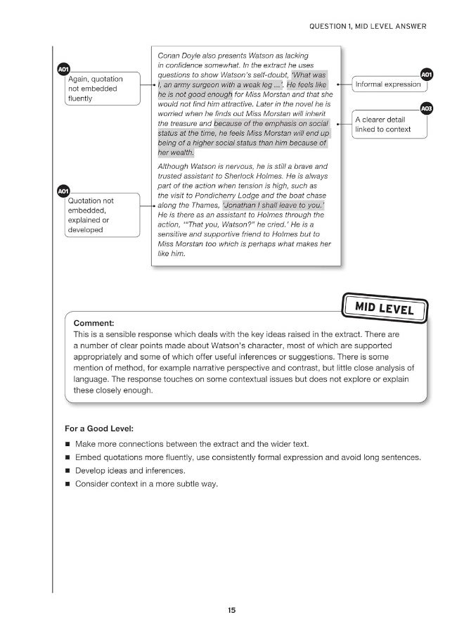 null - The Sign of the Four AQA Practice Tests: York Notes for GCSE the best way to practise and feel ready for and 2023 and 2024 exams and assessments - Image 1