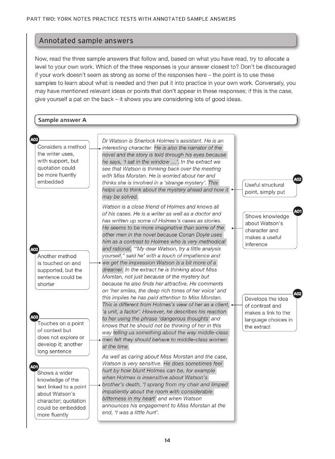 null - The Sign of the Four AQA Practice Tests: York Notes for GCSE the best way to practise and feel ready for and 2023 and 2024 exams and assessments - Image 1