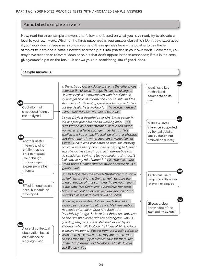 null - The Sign of the Four AQA Practice Tests: York Notes for GCSE the best way to practise and feel ready for and 2023 and 2024 exams and assessments - Image 1