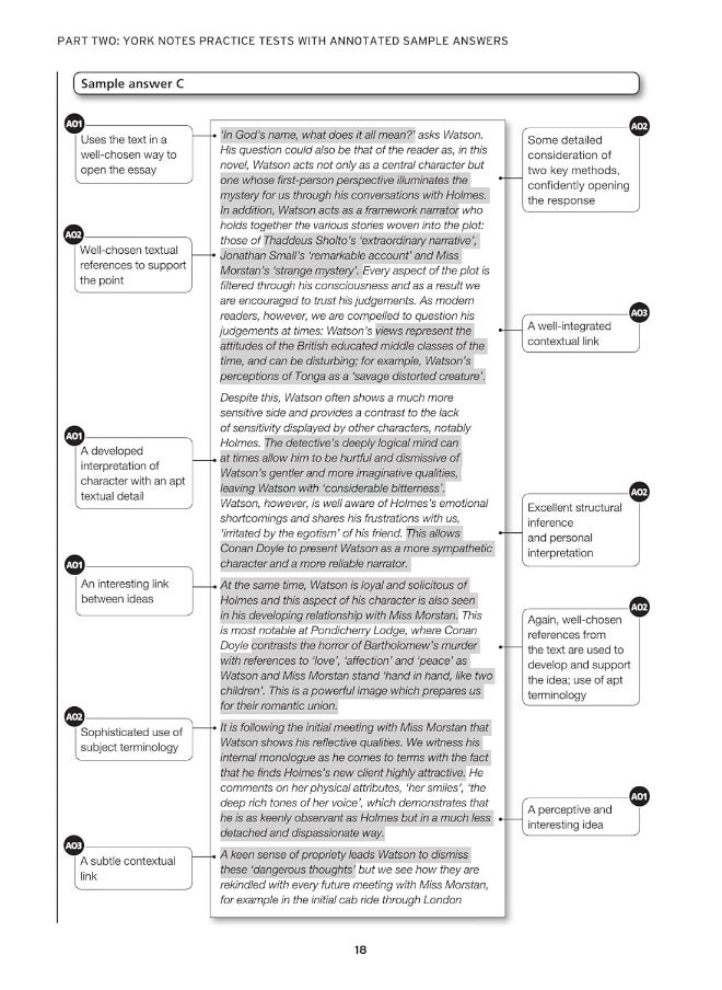 null - The Sign of the Four AQA Practice Tests: York Notes for GCSE the best way to practise and feel ready for and 2023 and 2024 exams and assessments - Image 1