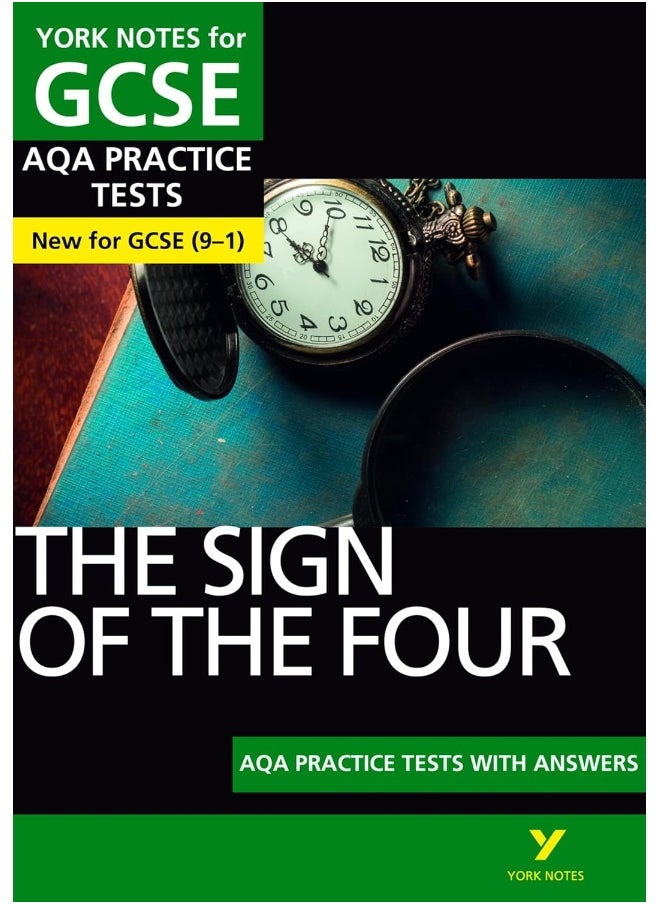 null - The Sign of the Four AQA Practice Tests: York Notes for GCSE the best way to practise and feel ready for and 2023 and 2024 exams and assessments - Image 1