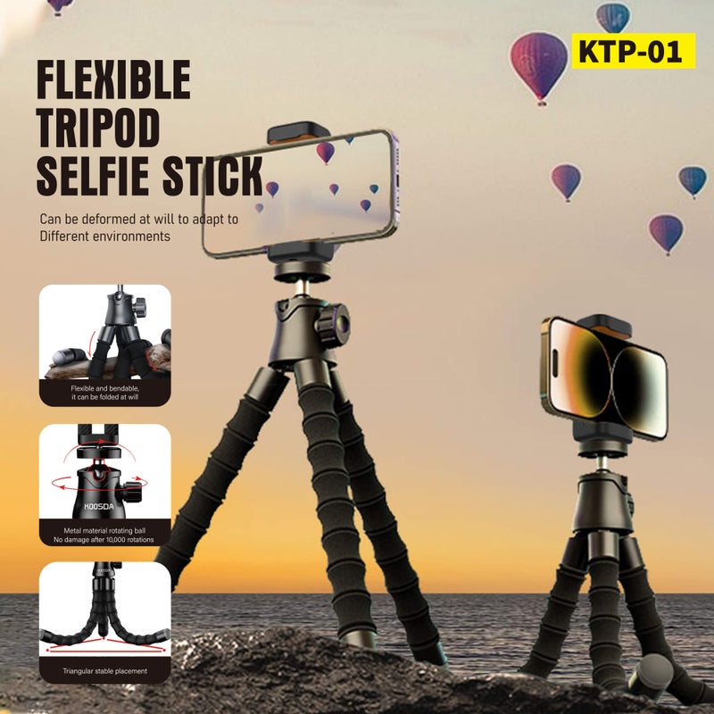 KOOSDA Multifunctional KTP-01 Selfie Stick Tripod – Capture Every Moment with Ease - Image 1