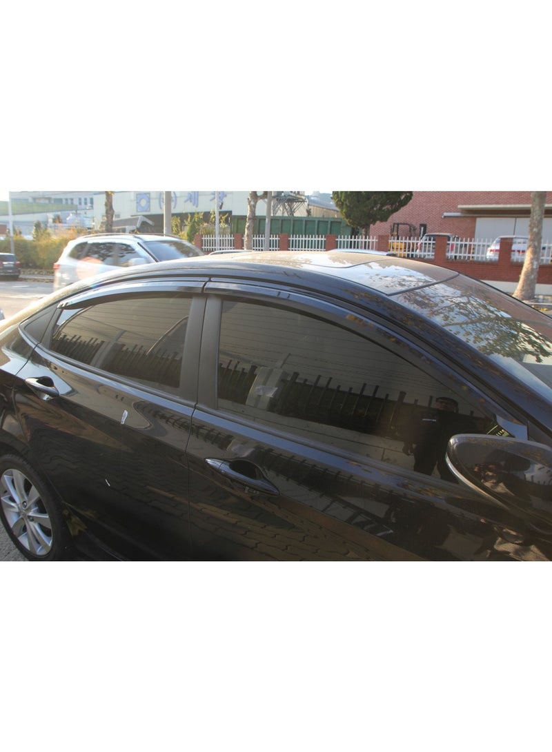 AUTO CLOVER Window protectors and rain guards Hyundai Accent 2018 2019 2020 - Image 2