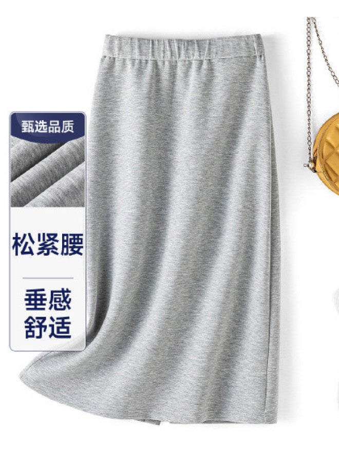 Fapai Spring And Autumn Seasons Drape Comfort High Waist Slimming Straight Skirt Women's Skirt - Image 1